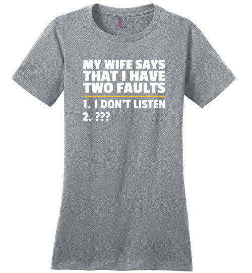 Wife Two Faults Listen Canvas