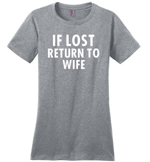 If Lost Return To Wife Canvas