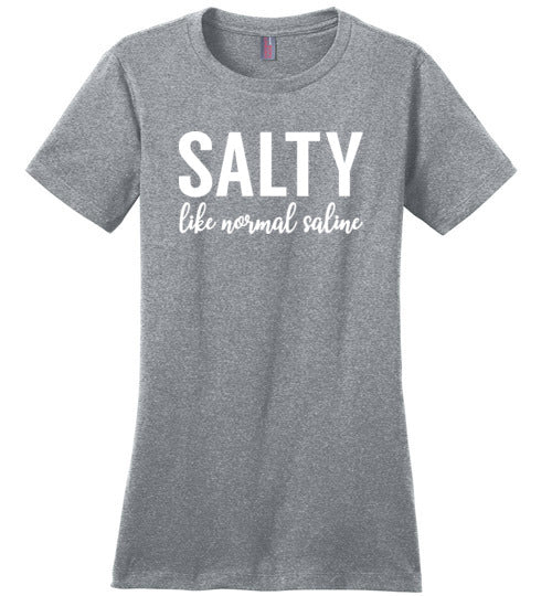 Salty Like Normal Saline Canvas