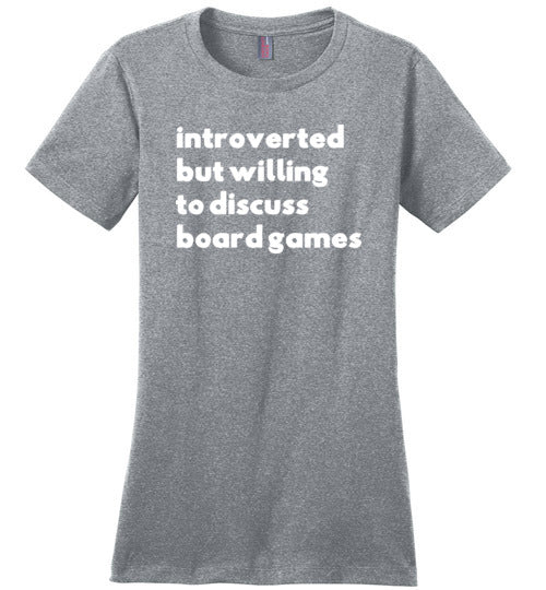 Introverted But Willing To Discuss Board Games Canvas