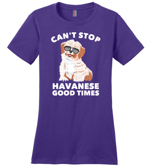 Cant Stop Havanese Canvas
