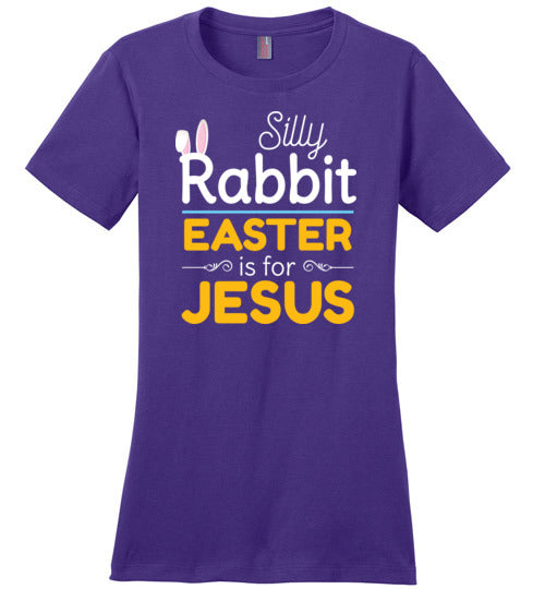 Silly Rabbit Easter Is For Jesus Canvas