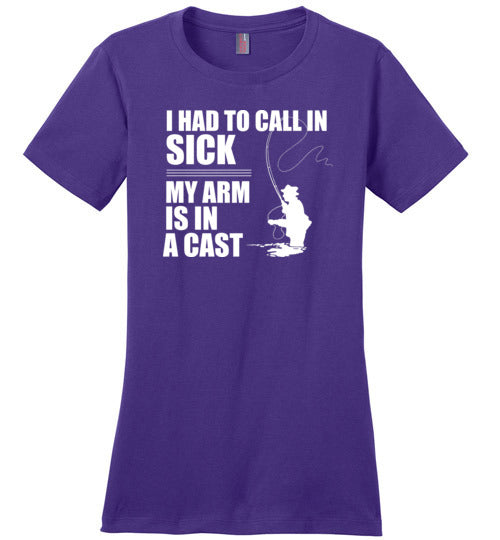 Fishing Call In Sick Arm In A Cast