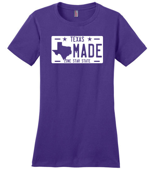 Texas Made License Plate