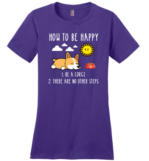 How To Be Happy Corgi