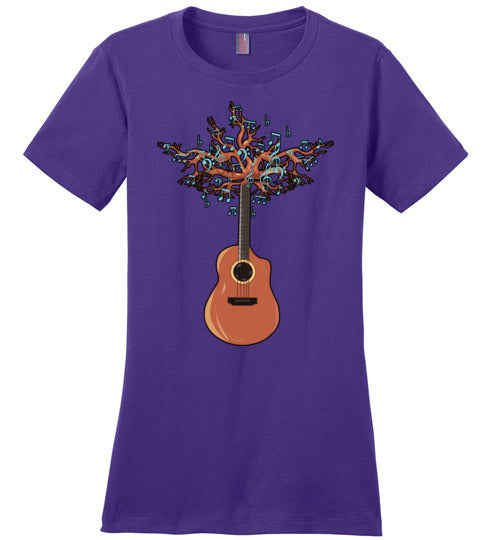 Guitar Music Tree Canvas