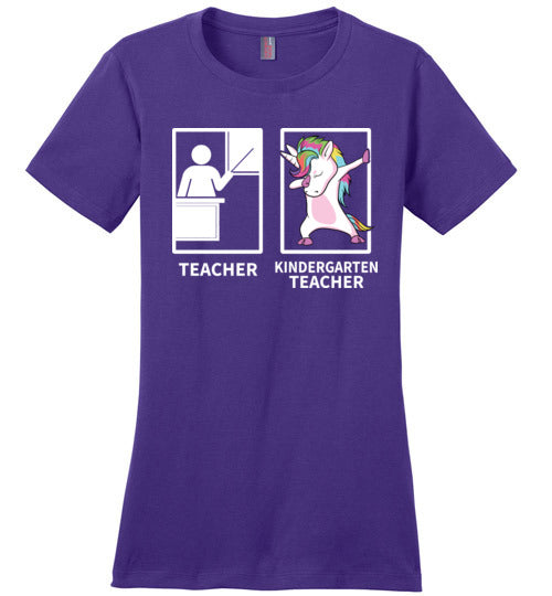 Dabbing Kindergarten Unicorn Teacher