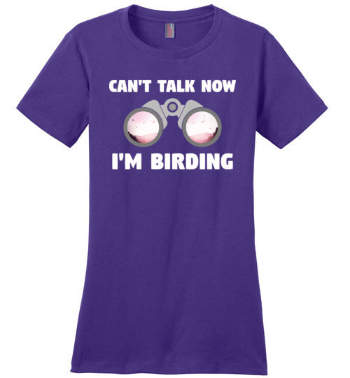 Cant Talk Birding Canvas
