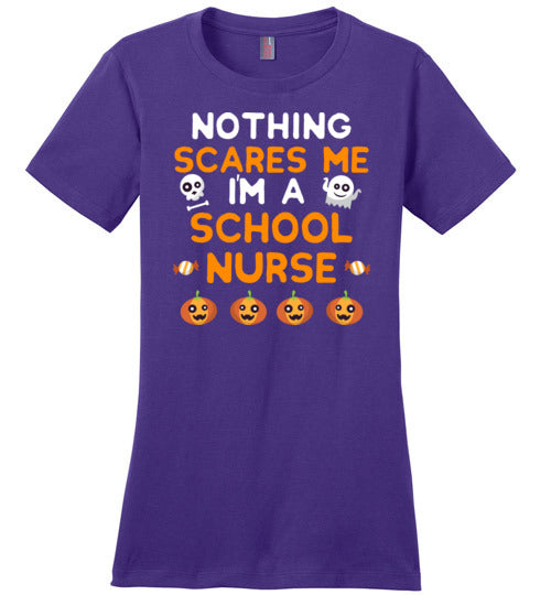 Nothing Scares Me School Nurse Canvas