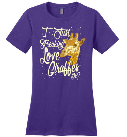 Freaking Love Giraffes Canvas