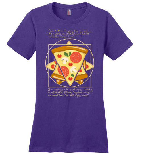 Vitruvian Pizza Canvas