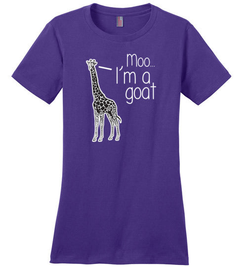 Moo Giraffe Goat Canvas