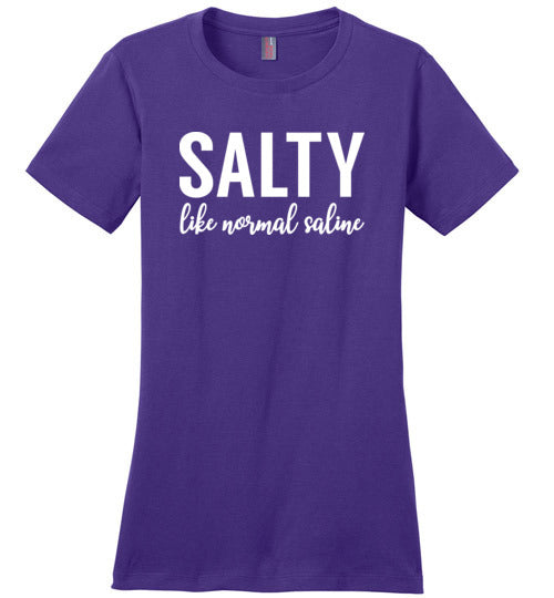 Salty Like Normal Saline Canvas