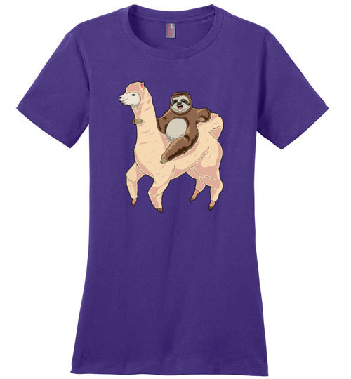 Sloth Riding A Llama