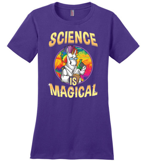 Unicorn Science Is Magical Canvas