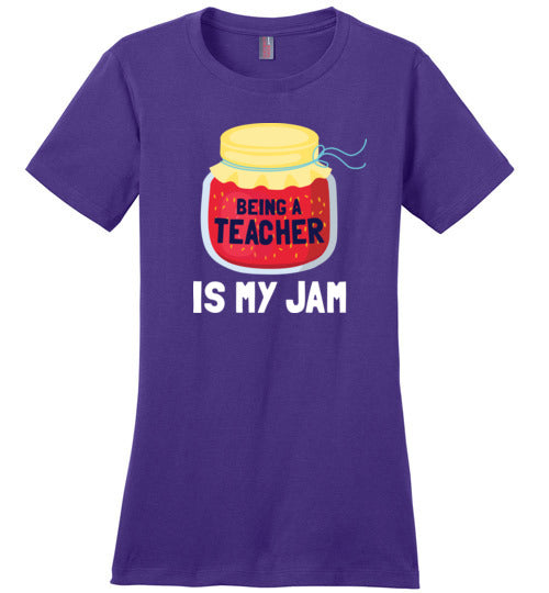 Being a Teacher Is My Jam Canvas