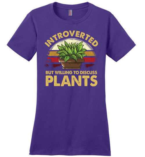 Introverted But Willing To Discuss Plants Colored