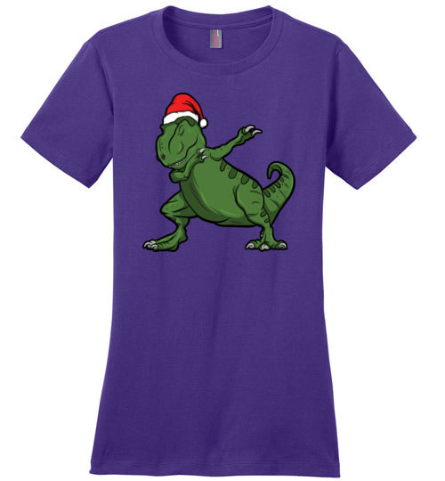 Christmas Dabbing T-Rex