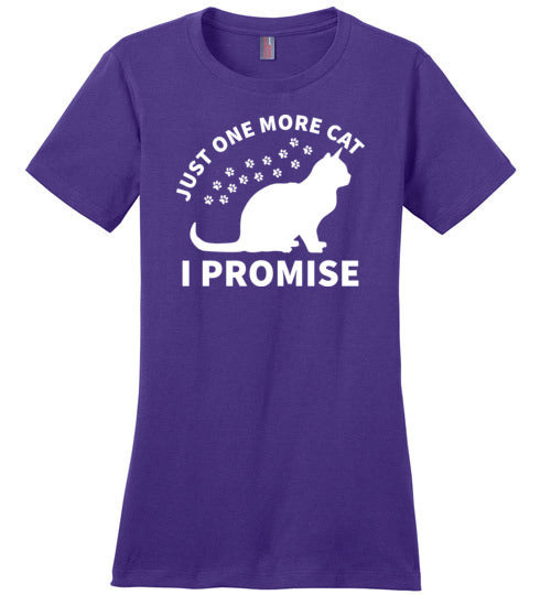 Just One More Cat I Promise Canvas