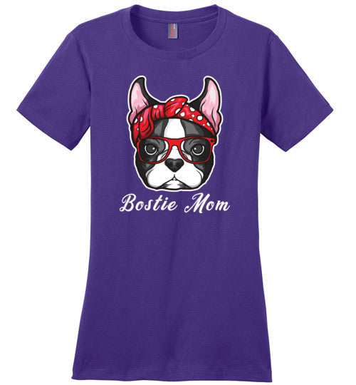 Boston Terrier Bostie Mom Canvas
