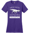 Auntiesaurus Jurasskicked Canvas