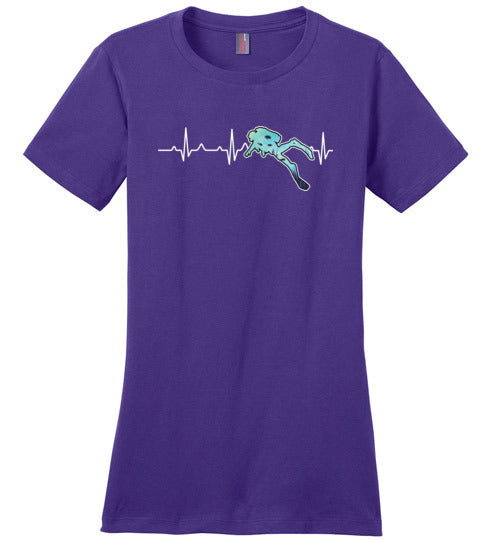 Scuba Heartbeat Canvas