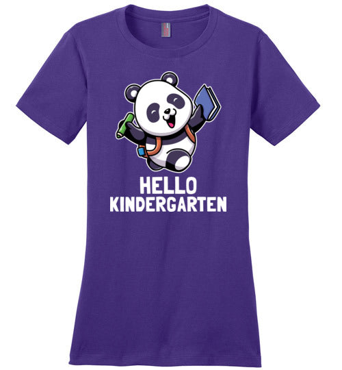 Panda Hello Kindergarten Canvas