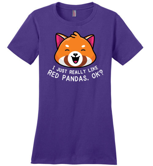 Just Really Like Red Pandas Canvas