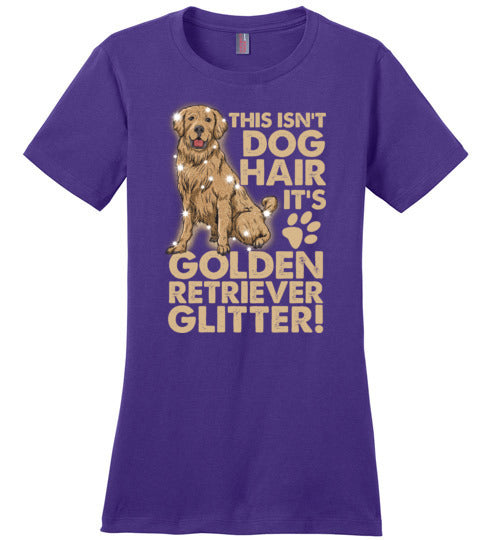 Golden Retriever Glitter Canvas