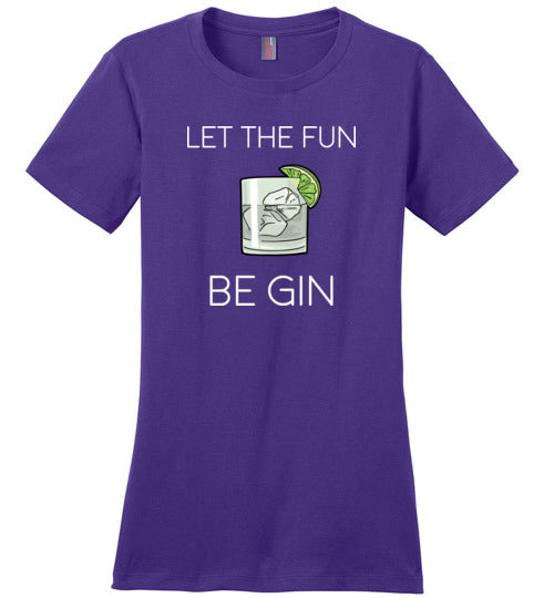 Let The Fun Be Gin Canvas