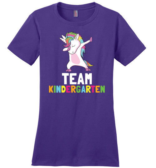 Team Kindergarten Unicorn Canvas
