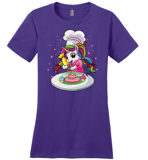 Unicorn Baking Cupcakes