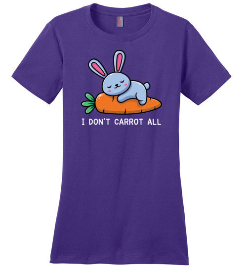 Bunny I Don't Carrot All Canvas