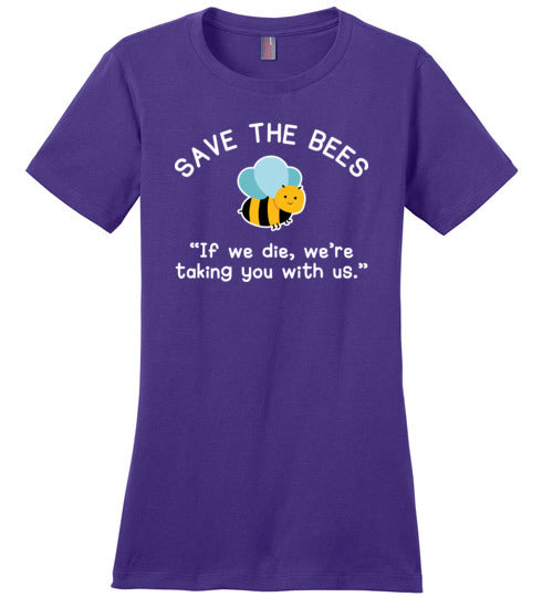 Save The Bees Taking You With Us Canvas