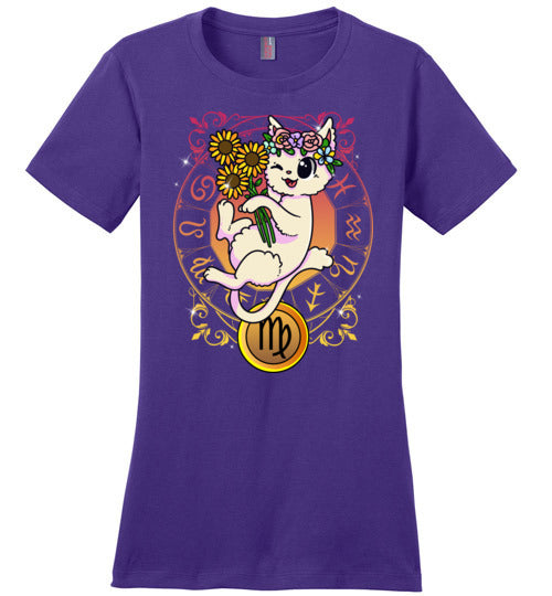 Cat Zodiac Virgo Canvas