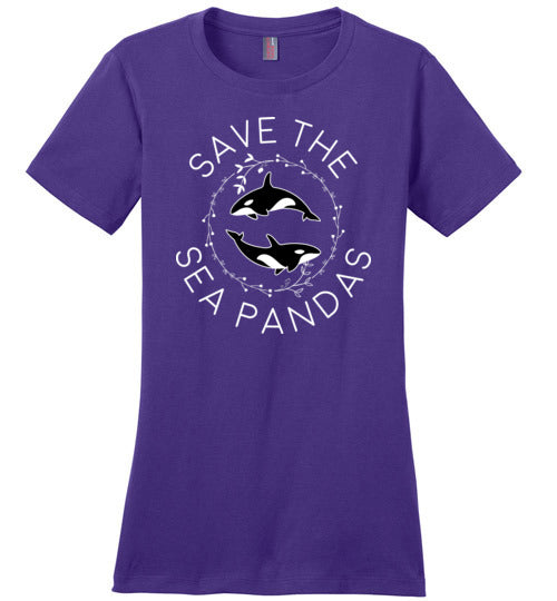 Save The Sea Pandas Canvas