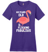 60 Years Old Flocking Fabulous Canvas