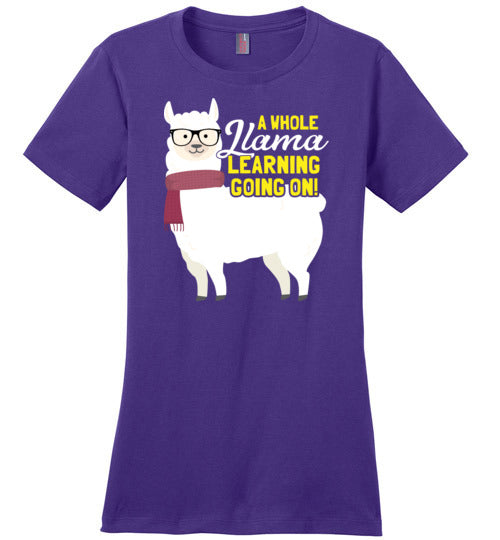 A Whole Llama Learning Going On