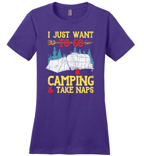 Camping and Naps Canvas