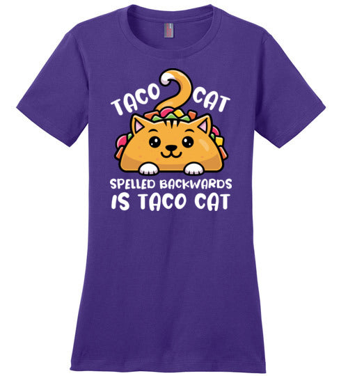 Taco Cat Spelled Backwards Canvas