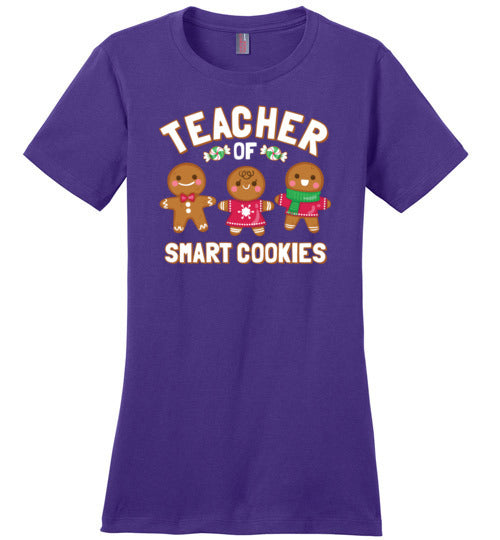 Gingerbread Teacher Of Smart Cookies Canvas