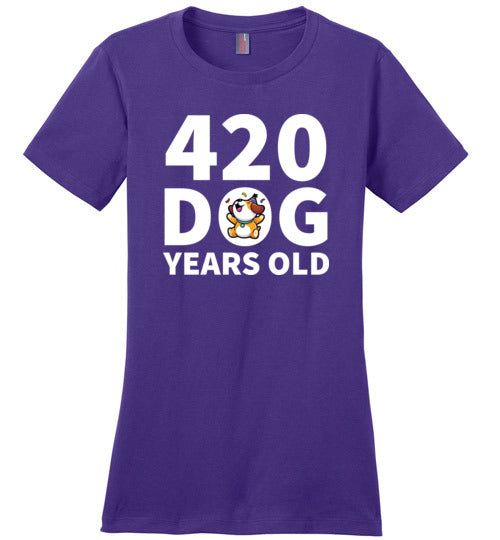 420 Dog Years Old Canvas
