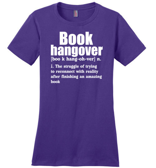Book Hangover Definition Canvas