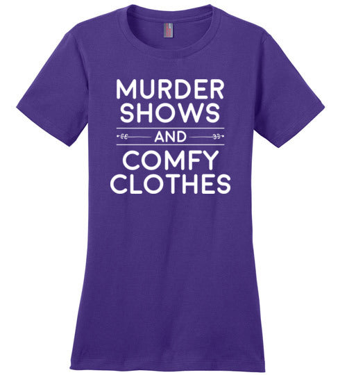 Murder Shows and Comfy Clothes Canvas