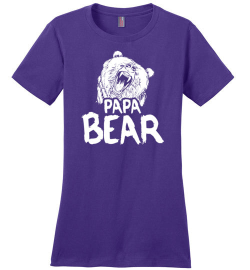 Fierce Papa Bear Canvas