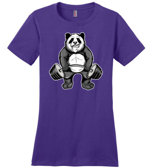 Strong Panda Weightlifting Gym Canvas