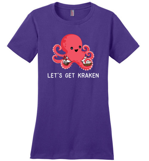 Let's Get Kraken Old Ships Canvas