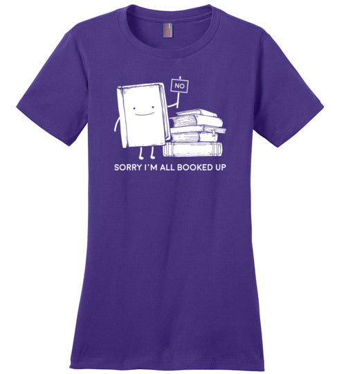 Sorry Booked Up Reading Canvas