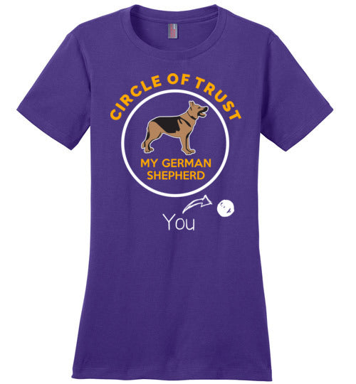 German Shepherd Circle Of Trust Canvas