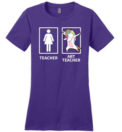 Dabbing Unicorn Art Teacher